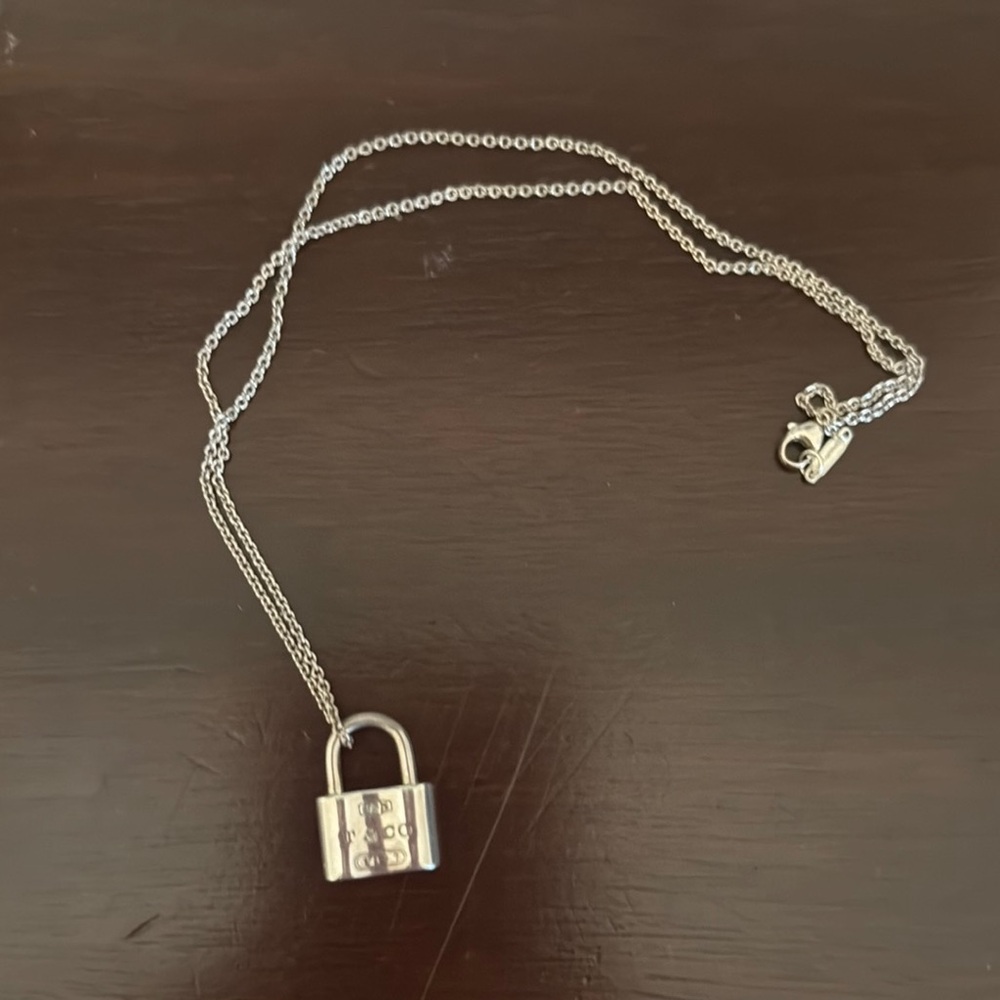 Geniuine Tiffany’s Silver Padlock Necklace